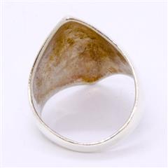 925 Sterling Silver Mirror Polished Funky Bold Peak Dome Cocktail Ring Size 7